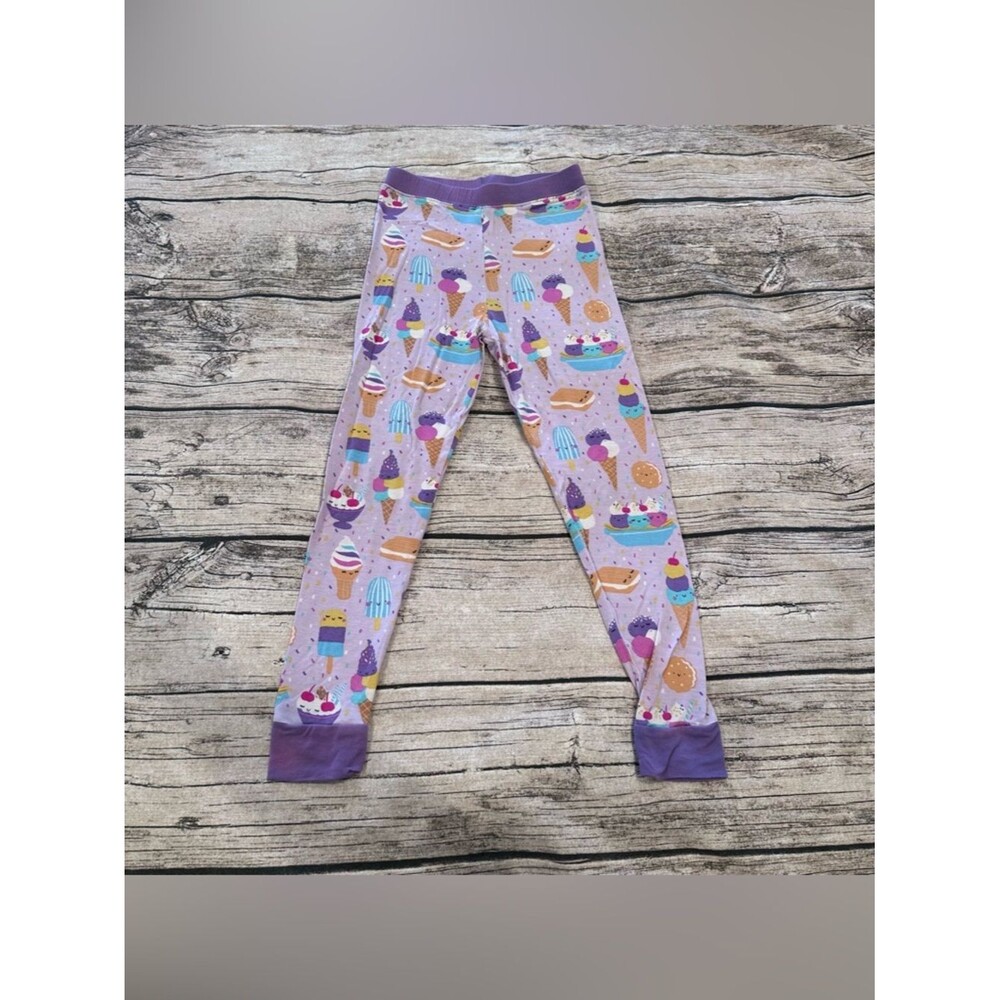Little Sleepies Lavender Ice Cream & Dessert Bamboo PJ Pants Size 4t